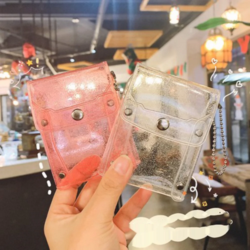 1pcs Coin Purse 2021 New Fashion Mini Pvc Coin Wallet Sundries Lipstick Storage Bag Transparent Coin Wallet Waterproof Purse
1pcs Coin Purse 2021 New Fashion Mini Pvc Coin Wallet Sundries Lipstick Storage Bag Transparent Coin Wallet Waterproof Purse