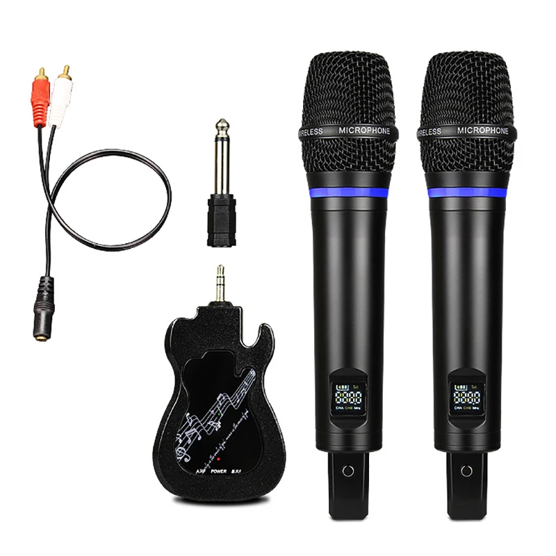 Беспроводной микрофон USB RCA MIC Ручной UHF Mic с приемником для KTV Караоке Вечерние
Беспроводной микрофон USB RCA MIC Ручной UHF Mic с приемником для KTV Караоке Вечерние