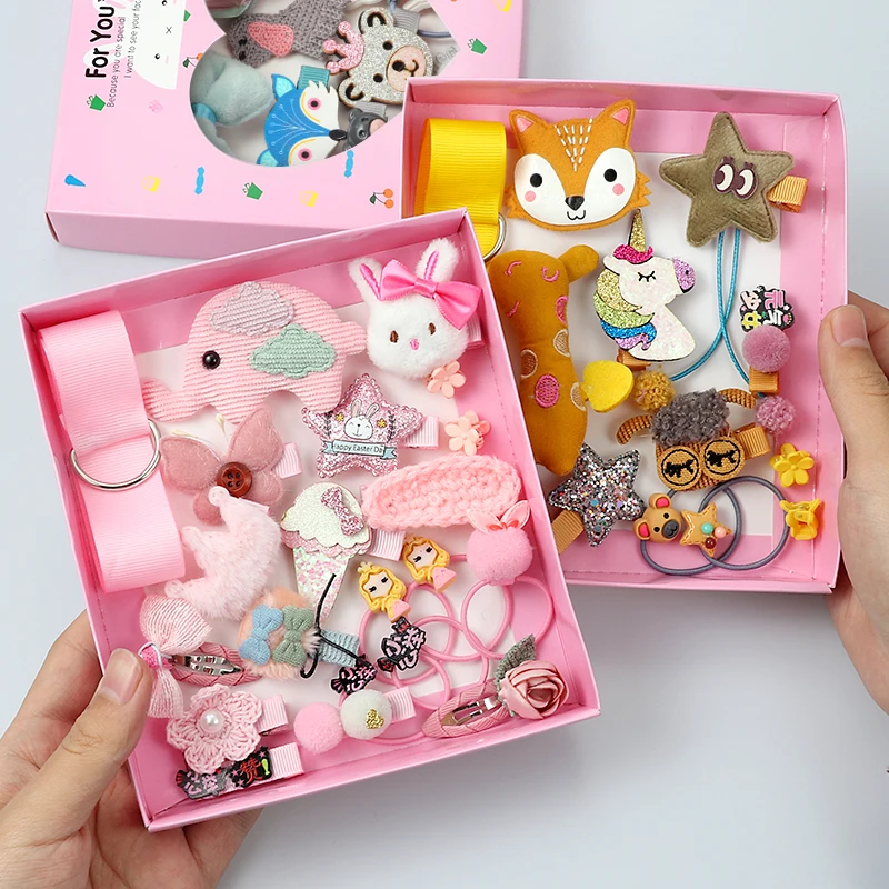 24 Piece hair clip set cute girl cartoon hair accessories bow flower animal hair bands headwear Children Hair Accessories Gift
24 Piece hair clip set cute girl cartoon hair accessories bow flower animal hair bands headwear Children Hair Accessories Gift