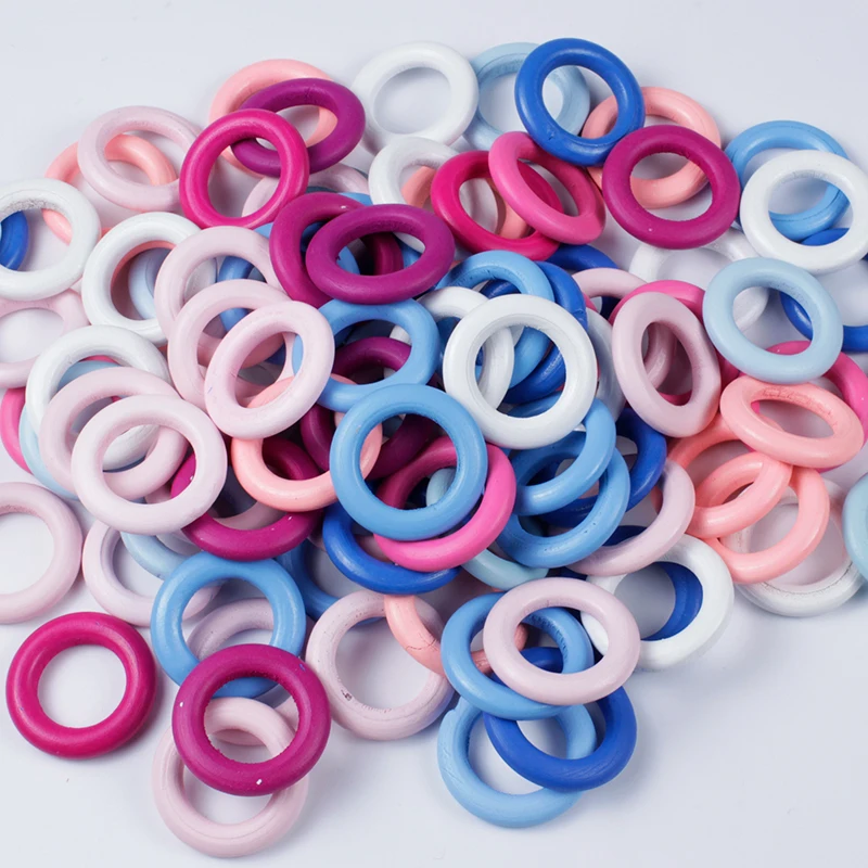 20-100Pcs/Lot Mixed Color Teething Beads Wooden Ring For Children Kids DIY Wooden Jewelry Making Bracelet Crafts Accessories
20-100Pcs/Lot Mixed Color Teething Beads Wooden Ring For Children Kids DIY Wooden Jewelry Making Bracelet Crafts Accessories
