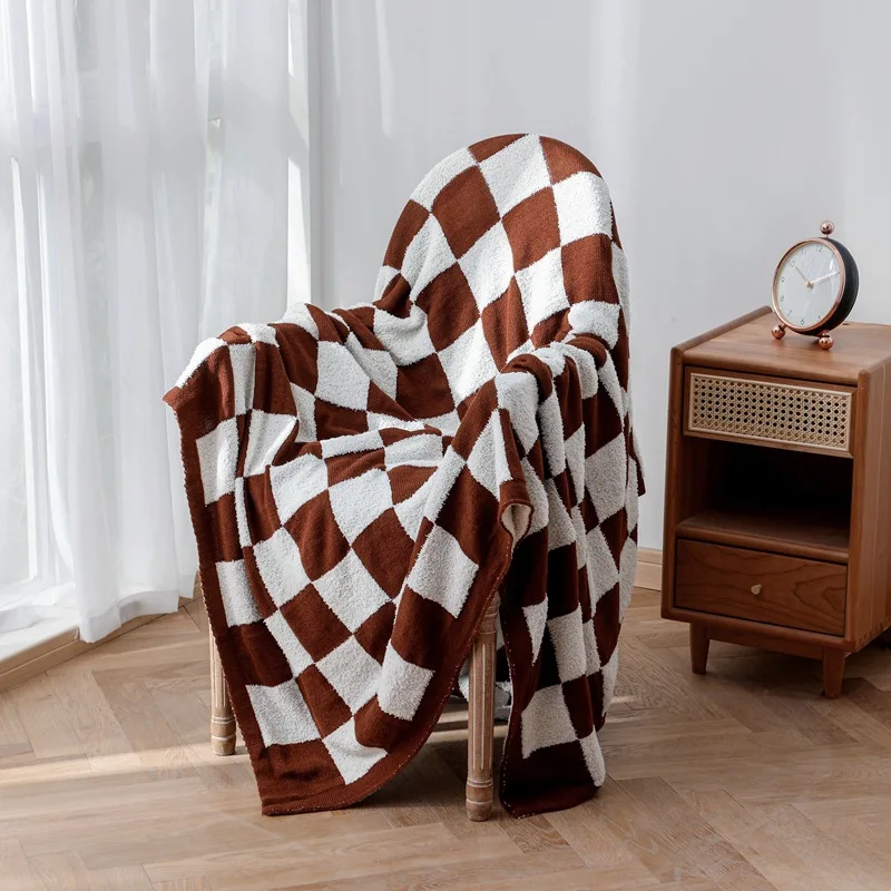 Checkerboard Throw Blanket Soft Warm Blankets for Bed Nordic Plush Sofa Blankets Plaid Bedspread Blanket for Travel
Checkerboard Throw Blanket Soft Warm Blankets for Bed Nordic Plush Sofa Blankets Plaid Bedspread Blanket for Travel