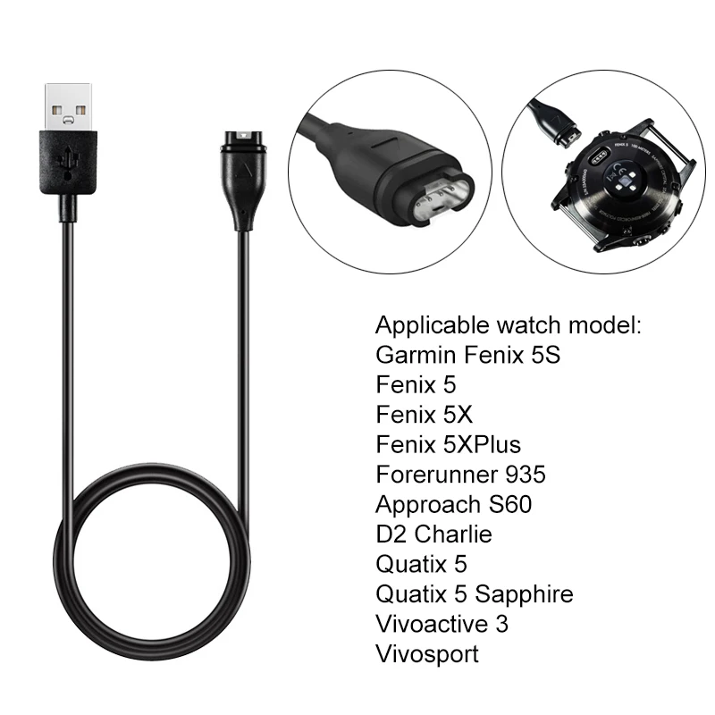 Fast Charging Data USB Cable For Garmin Fenix 5 5S Precursor 5X 935 Vivoactive 3 Smart Accessories Power Cable Charger Wire
Fast Charging Data USB Cable For Garmin Fenix 5 5S Precursor 5X 935 Vivoactive 3 Smart Accessories Power Cable Charger Wire