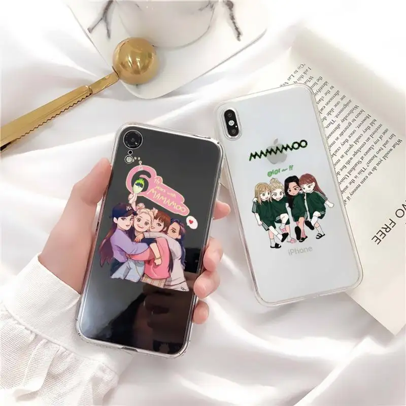 JAMULAR Korean Wave Mamamoo Phone Case for iphone 13 11 12 pro XS MAX 8 7 6 6S Plus X 5S SE 2020 XR case
JAMULAR Korean Wave Mamamoo Phone Case for iphone 13 11 12 pro XS MAX 8 7 6 6S Plus X 5S SE 2020 XR case