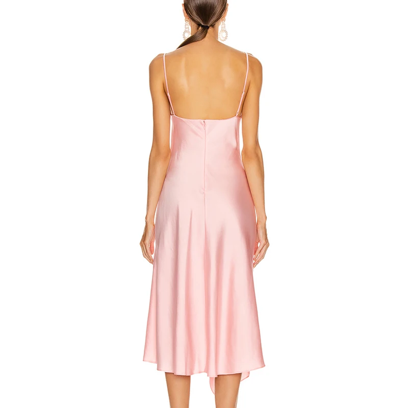 Beateen Sexy Sling Satin Split Women Party Vestidos Apricot Pink Sleeveless Sexy Backless Concealed Party Cami Dress 2019 New
Beateen Sexy Sling Satin Split Women Party Vestidos Apricot Pink Sleeveless Sexy Backless Concealed Party Cami Dress 2019 New