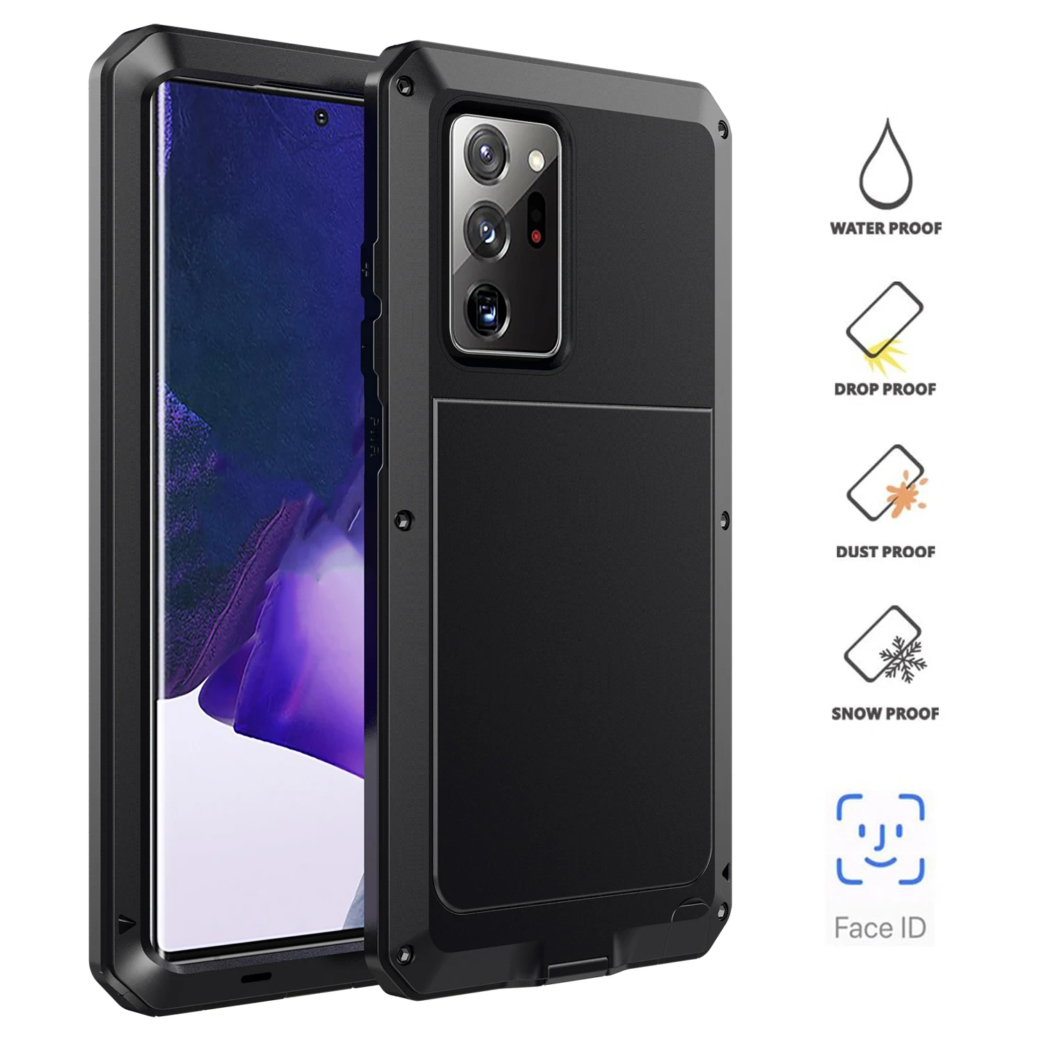 Luxury doom Armor Outdoor Case For Samsung Galaxy S20 S20Plus Note20 Note20Ultra 5G Shock Drop Proof Heavy Duty Metal Case
Luxury doom Armor Outdoor Case For Samsung Galaxy S20 S20Plus Note20 Note20Ultra 5G Shock Drop Proof Heavy Duty Metal Case