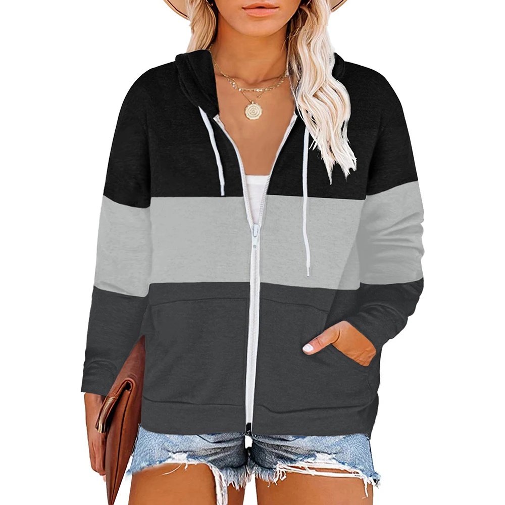 Женская одежда, осень 2021, толстовки контрастных цветов, с карманами, на молнии, с длинным рукавом, с карманами, большие размеры, свитшот на мо...
Женская одежда, осень 2021, толстовки контрастных цветов, с карманами, на молнии, с длинным рукавом, с карманами, большие размеры, свитшот на мо...