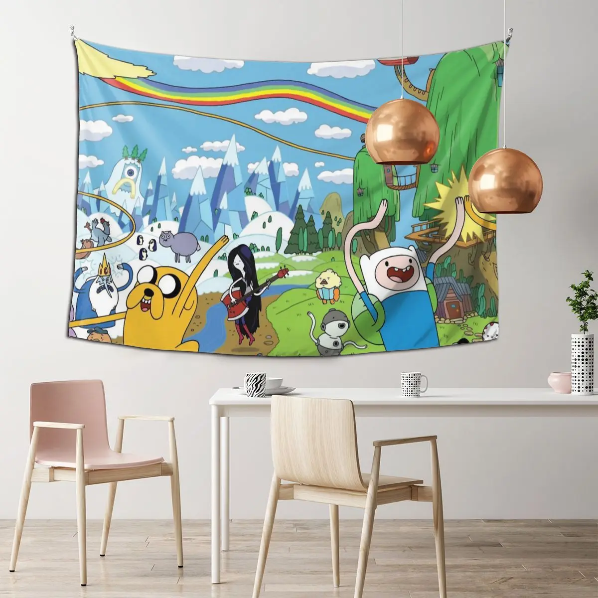 BMO Home Tapestry Adventure Time Finn Jake TV Background Hanging Covering Wall Arts Decor Aesthetic Beach Mat
BMO Home Tapestry Adventure Time Finn Jake TV Background Hanging Covering Wall Arts Decor Aesthetic Beach Mat