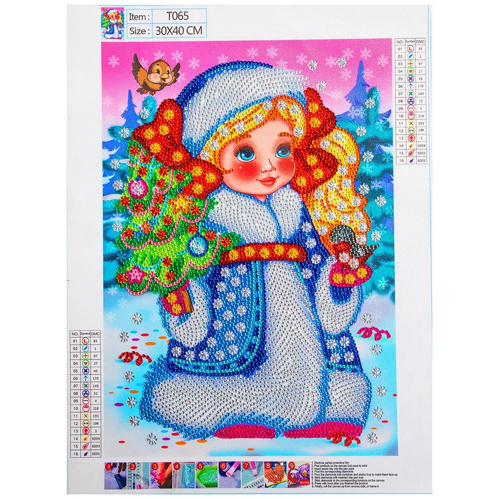 5D Diamond Painting Christmas Girl DIY Crystal Rhinestone Embroidery Home Decor For Bedrooms Living Rooms Corridors Bars Gifts
5D Diamond Painting Christmas Girl DIY Crystal Rhinestone Embroidery Home Decor For Bedrooms Living Rooms Corridors Bars Gifts