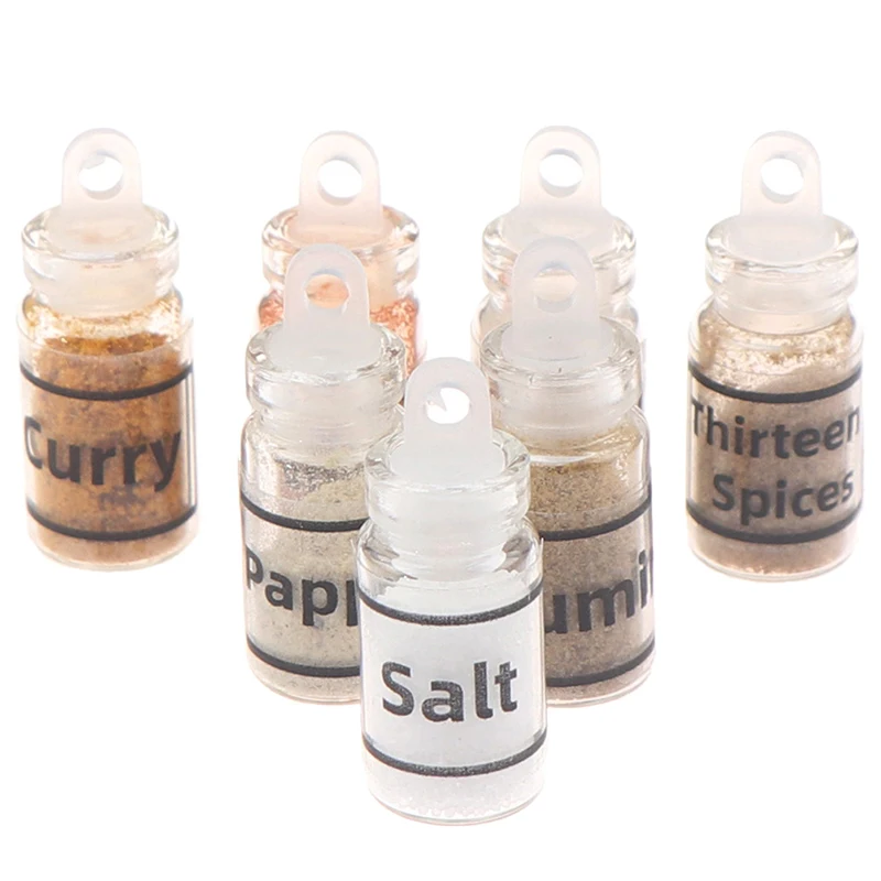 Hot sale 2pcs/set 1:12 Dollhouse Miniature Seasoning Bottle Glass Jar Kitchen Accessories
Hot sale 2pcs/set 1:12 Dollhouse Miniature Seasoning Bottle Glass Jar Kitchen Accessories