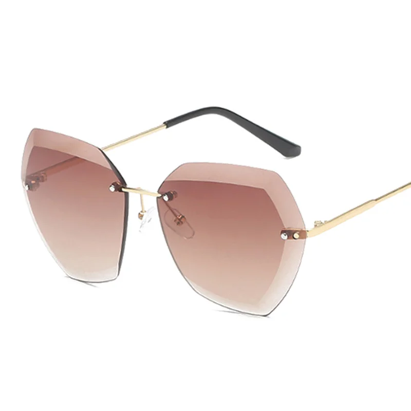 Oversized Rimless Sunglasses Women Fashion Vintage Brand Designer Sun Glasses Female Big Frame Gradient Frameless Eyewear
Oversized Rimless Sunglasses Women Fashion Vintage Brand Designer Sun Glasses Female Big Frame Gradient Frameless Eyewear