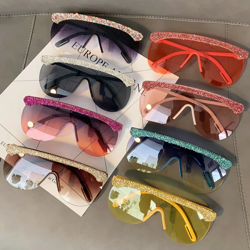 Oversized Half Frame Bling Rhinestone Sunglasses Women Fashion Design Outdoor Travel Sun glasses Vintage Shades Eyeglasses Uv400
Oversized Half Frame Bling Rhinestone Sunglasses Women Fashion Design Outdoor Travel Sun glasses Vintage Shades Eyeglasses Uv400