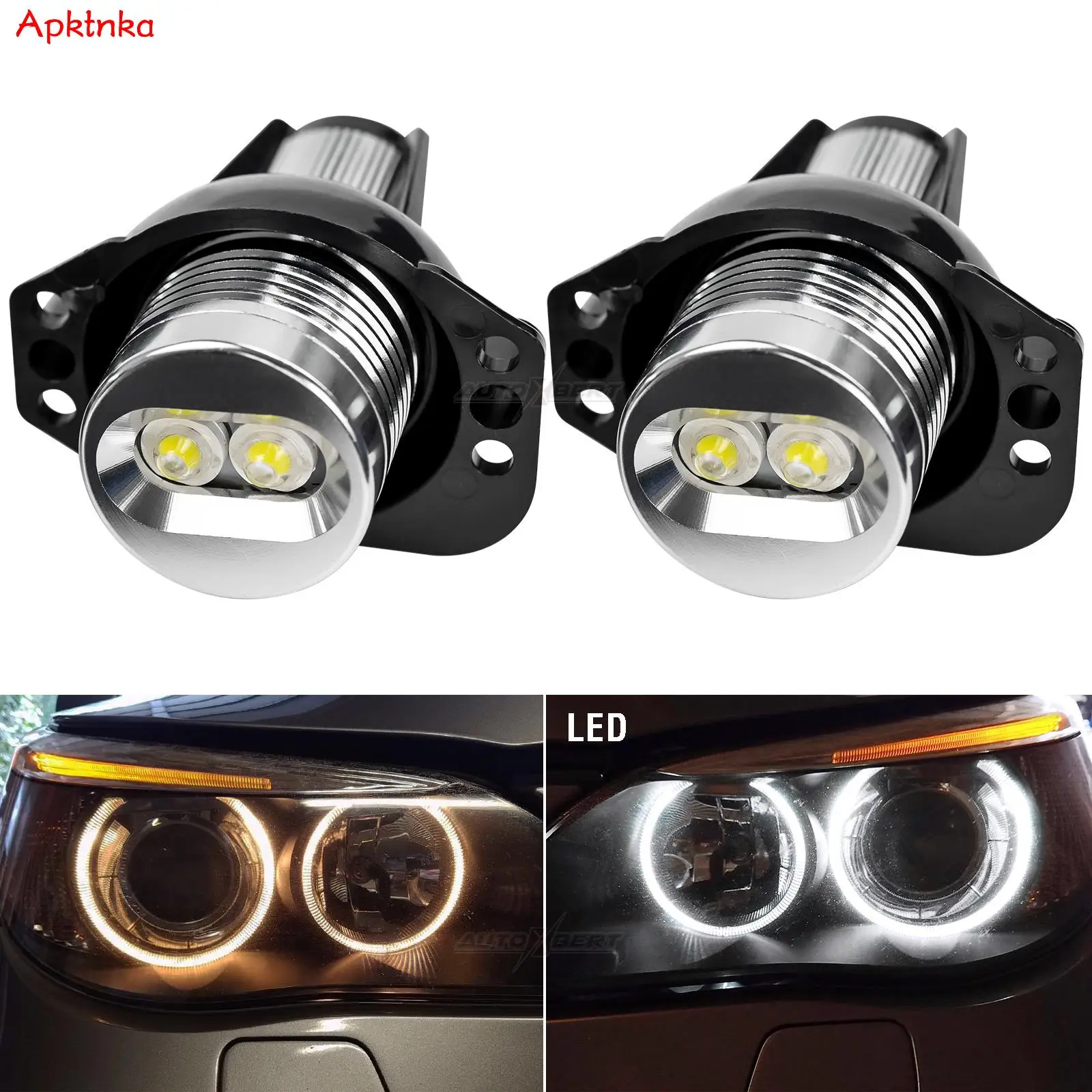 For BMW 3 Series E90 E91 Pre-facelift 2005-2008 White 12W Error Free LED Angel Eyes Halo Ring Marker Bulbs Replacement 2pcs
For BMW 3 Series E90 E91 Pre-facelift 2005-2008 White 12W Error Free LED Angel Eyes Halo Ring Marker Bulbs Replacement 2pcs