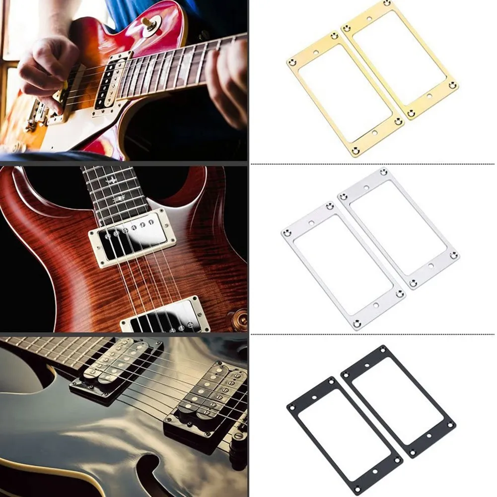2Pcs Electric Guitar Metal Humbucker Pickup Mounting Rings Pickup Ring Metal Flat Frame Mounting Ring Guitar Accessories
2Pcs Electric Guitar Metal Humbucker Pickup Mounting Rings Pickup Ring Metal Flat Frame Mounting Ring Guitar Accessories