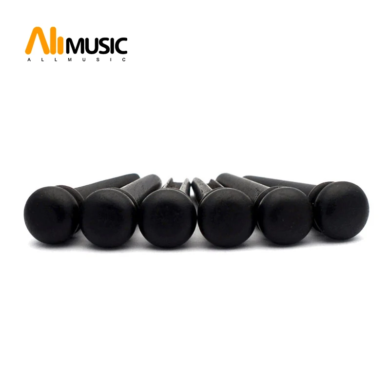 6pcs Ebony Acoustic Guitar Bridge Pins Black Guitar Pressure String Nails Pin Guitar Parts
6pcs Ebony Acoustic Guitar Bridge Pins Black Guitar Pressure String Nails Pin Guitar Parts