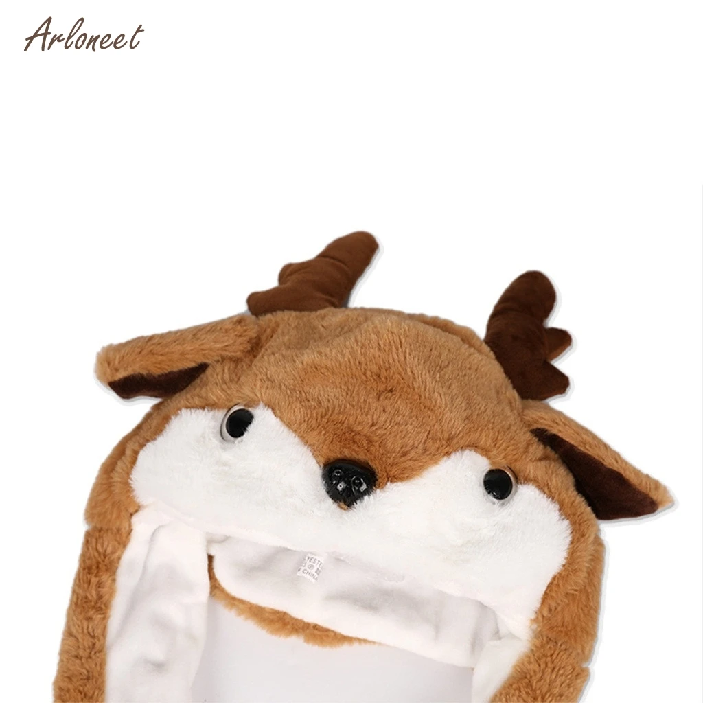 Cute toys Reindeers Hat Ear Moving Jumping Hat Funny Plush Luminous hat Cap for Women Girls Cosplay Christmas Party Holiday Hat
Cute toys Reindeers Hat Ear Moving Jumping Hat Funny Plush Luminous hat Cap for Women Girls Cosplay Christmas Party Holiday Hat