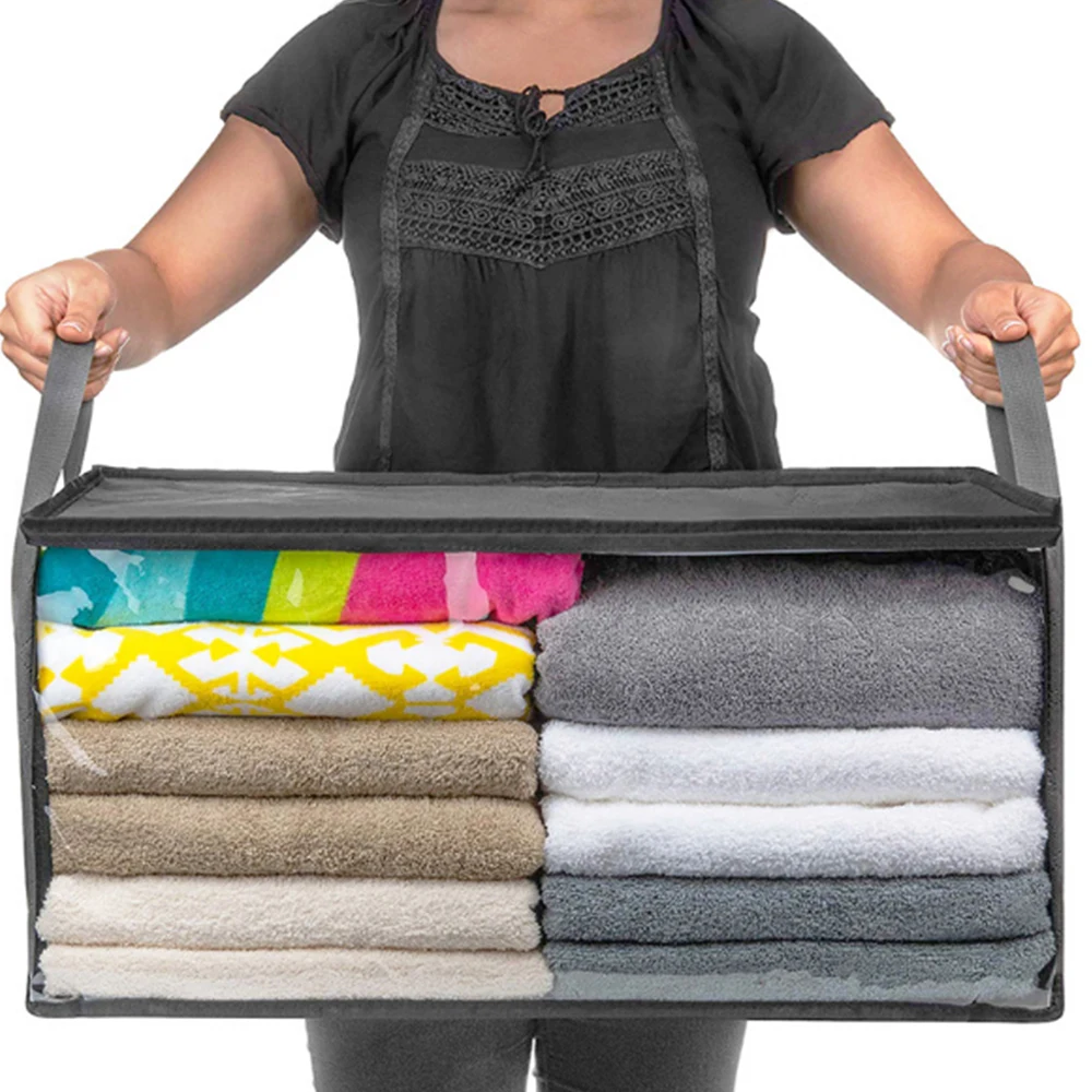 Non-woven Foldable Storage Box Portable Clothes Organizer Tidy Suitcase Home Storage Box Quilt Storage Container Bag
Non-woven Foldable Storage Box Portable Clothes Organizer Tidy Suitcase Home Storage Box Quilt Storage Container Bag
