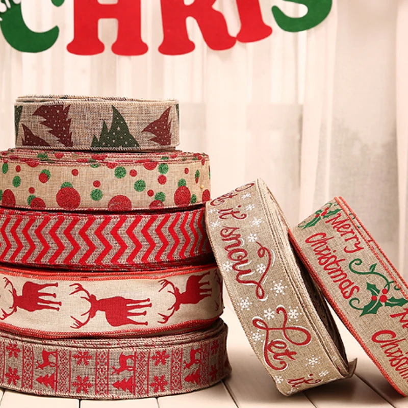 Christmas Tree Linen Webbing Printed Polka Dot Xmas Ornaments Webbing Japanese Style Decoration Gift 10 Types 080827
Christmas Tree Linen Webbing Printed Polka Dot Xmas Ornaments Webbing Japanese Style Decoration Gift 10 Types 080827