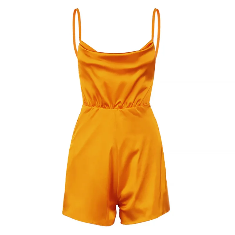 Spring Summer Fashion New Sexy Halter Lace-up Playsuit Romper Women Pure Color Casual Pile Collar Sling Jumpsuit Women Streetwea
Spring Summer Fashion New Sexy Halter Lace-up Playsuit Romper Women Pure Color Casual Pile Collar Sling Jumpsuit Women Streetwea