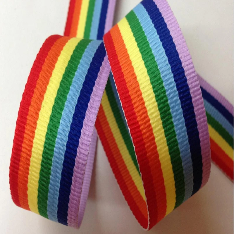 2M Rainbow Ribbon Wedding Decoration Gift Wrapping Hair Bows DIY Christmas Ribbon Polyester Solid Grosgrain Ribbon Accessory 
2M Rainbow Ribbon Wedding Decoration Gift Wrapping Hair Bows DIY Christmas Ribbon Polyester Solid Grosgrain Ribbon Accessory