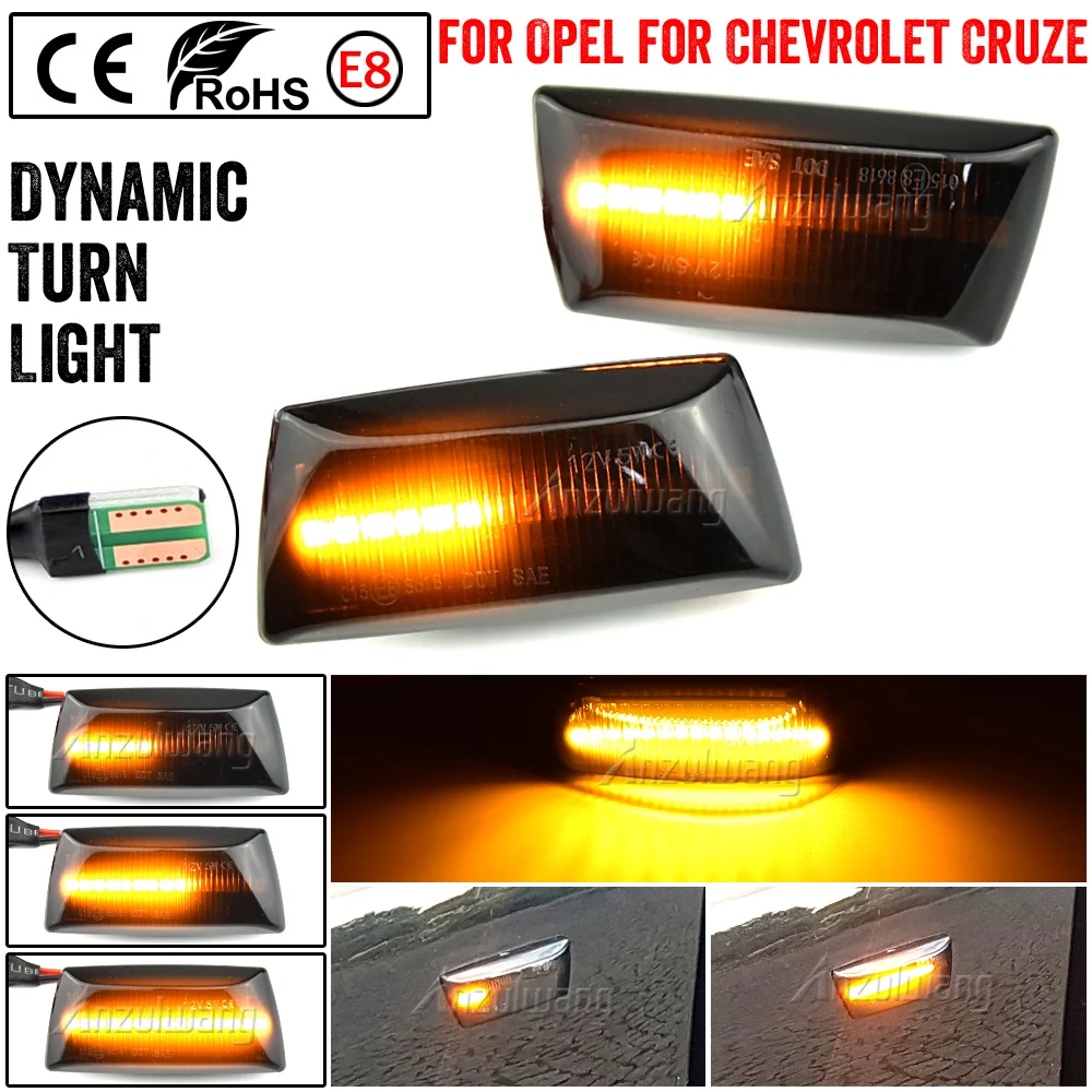 2pcs For Opel Insignia Astra H Zafira B Corsa D For Chevrolet Cruze Dynamic LED Car Side Marker Lights Repeater Signal Lights
2pcs For Opel Insignia Astra H Zafira B Corsa D For Chevrolet Cruze Dynamic LED Car Side Marker Lights Repeater Signal Lights