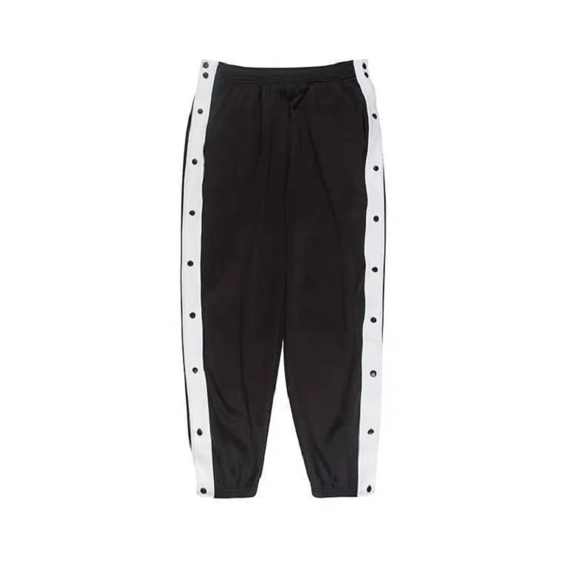 Fully Open Buttoned Foot-breasted Pants Side Row Basketball Pants Buttoned Sports Trousers Loose Training Uniforms Men's Casual
Fully Open Buttoned Foot-breasted Pants Side Row Basketball Pants Buttoned Sports Trousers Loose Training Uniforms Men's Casual