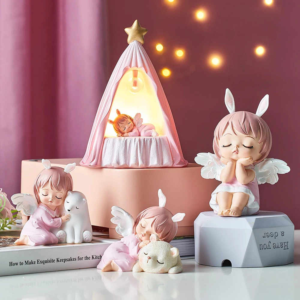 Cute Angel Baby Figurines Resin Ornaments Creative Home Decoration Accessories Figurines for Interior Desktop Decor For Home
Cute Angel Baby Figurines Resin Ornaments Creative Home Decoration Accessories Figurines for Interior Desktop Decor For Home