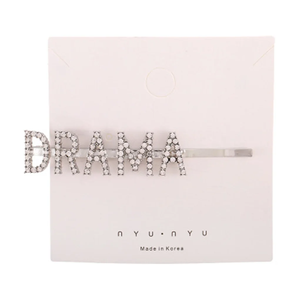 Shining Words Letter Metal Hairpins Girls Crystal Rhinestone Hair Clips Women Styling Tool Diamond Hairgrip Hair Accessories
Shining Words Letter Metal Hairpins Girls Crystal Rhinestone Hair Clips Women Styling Tool Diamond Hairgrip Hair Accessories