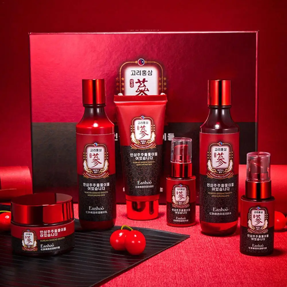 Soft And Moisturizing Red Ginseng, Set Of 6 Pcs. Refreshing, Non-greasy And Rejuvenating Moisturizer In A Box
Soft And Moisturizing Red Ginseng, Set Of 6 Pcs. Refreshing, Non-greasy And Rejuvenating Moisturizer In A Box