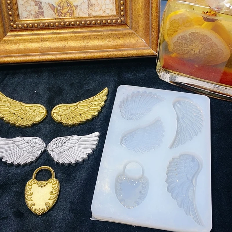 DIY Star Moon Face Angel Wing Silicone Mould Crafts Decorations Making Tool Crystal Epoxy Resin Mold F2TD
DIY Star Moon Face Angel Wing Silicone Mould Crafts Decorations Making Tool Crystal Epoxy Resin Mold F2TD