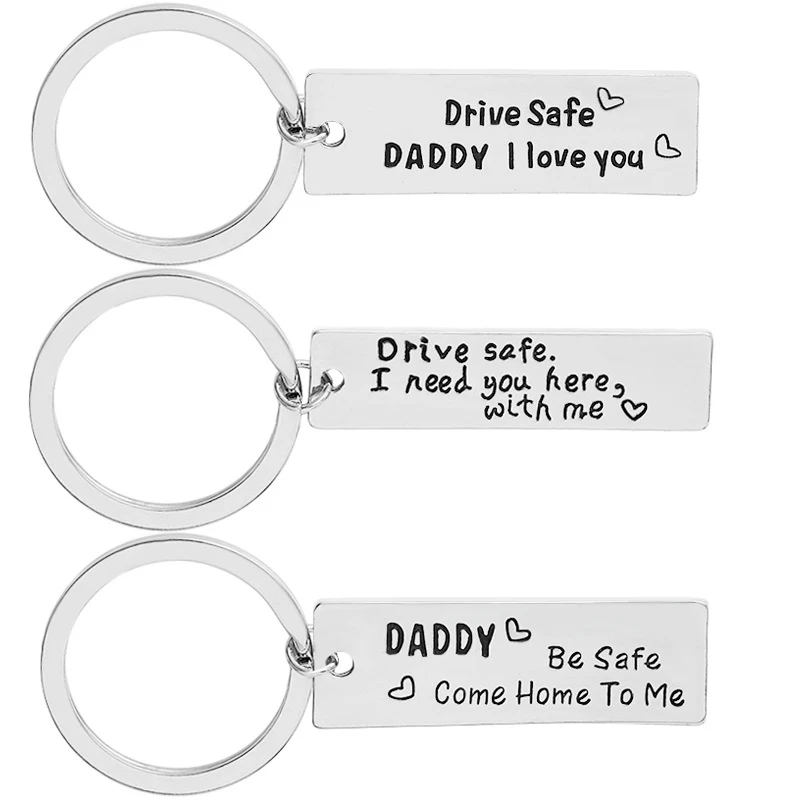 Drive Safe Keychain I Love You Dad Keyring Charm Family Jewelry Fathers Day Gift
Drive Safe Keychain I Love You Dad Keyring Charm Family Jewelry Fathers Day Gift