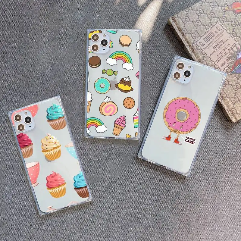 Cartoon cute food donut Phone Case Transparent for iPhone 7 8 11 12 se 2020 mini pro X XS XR MAX Plus
Cartoon cute food donut Phone Case Transparent for iPhone 7 8 11 12 se 2020 mini pro X XS XR MAX Plus