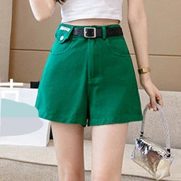 2021 summer new Korean version of the high-waisted thin loose a-line wide-leg pants casual denim shorts women
2021 summer new Korean version of the high-waisted thin loose a-line wide-leg pants casual denim shorts women