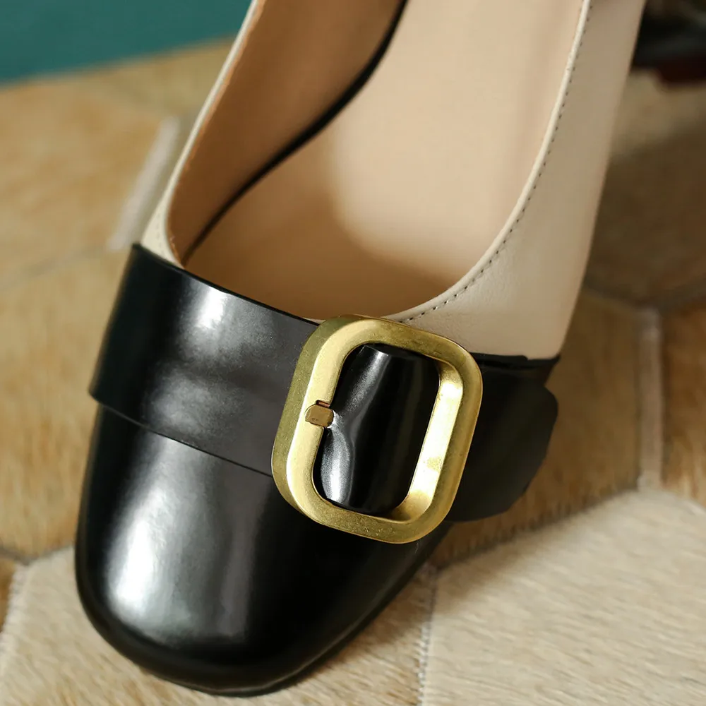 Women's genuine leaher metal buckle spring new mary jane flats round toe mix color casual daily female footwear single shoes hot
Women's genuine leaher metal buckle spring new mary jane flats round toe mix color casual daily female footwear single shoes hot