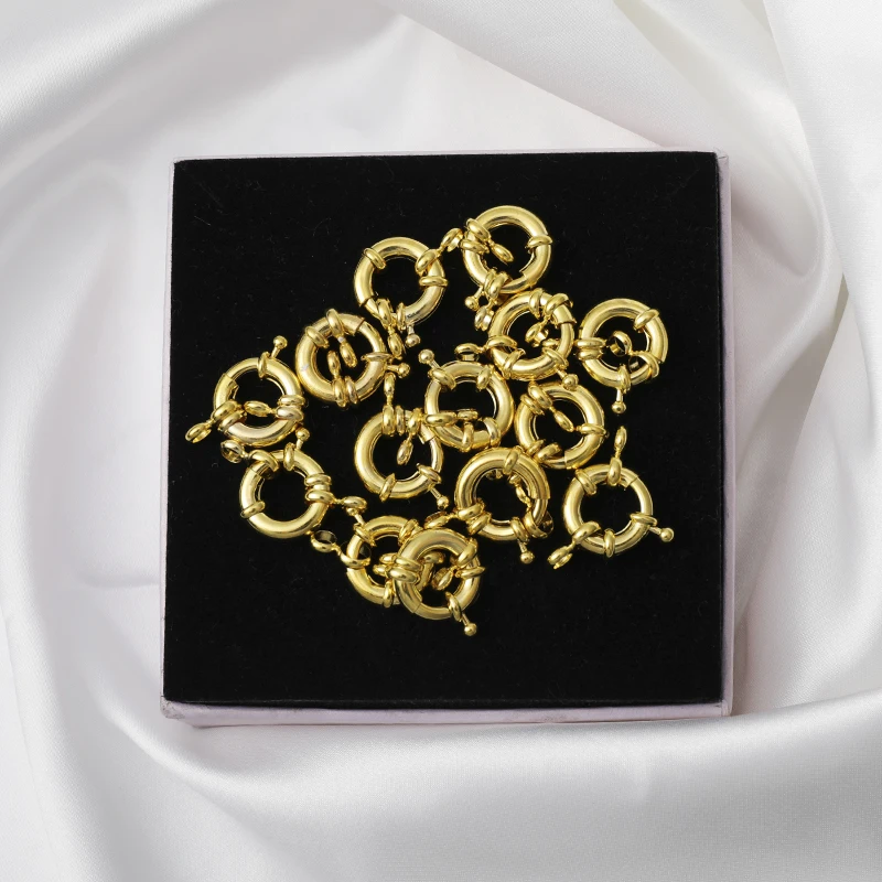 JUYA 5 Pcs 15 mm Sailor Fastener Clasps For Bracelets Necklaces Making DIY Hooks Connectors Handmade Jewelry Finding Accessories
JUYA 5 Pcs 15 mm Sailor Fastener Clasps For Bracelets Necklaces Making DIY Hooks Connectors Handmade Jewelry Finding Accessories