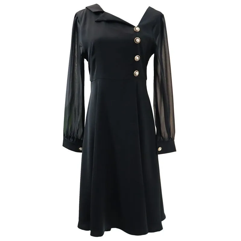 2021 Spring New Elegant Pastel Trendy Vestidos Splicing Chiffon Korean Dress Women A-line Office V-neck Clothes Ukraine
2021 Spring New Elegant Pastel Trendy Vestidos Splicing Chiffon Korean Dress Women A-line Office V-neck Clothes Ukraine