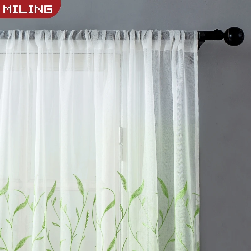 Embroidered Gauze Curtains for The Living Room Curtains Modern Tulle for Windows Bedroom Kitchen Sheer Curtain
Embroidered Gauze Curtains for The Living Room Curtains Modern Tulle for Windows Bedroom Kitchen Sheer Curtain