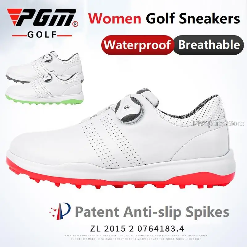 Pgm New Women Waterprooof Golf Shoes Non-Slip Spikes Golf Sneakers Ladies Quality Walking Footwear Ultra-Light Golfers Shoes
Pgm New Women Waterprooof Golf Shoes Non-Slip Spikes Golf Sneakers Ladies Quality Walking Footwear Ultra-Light Golfers Shoes