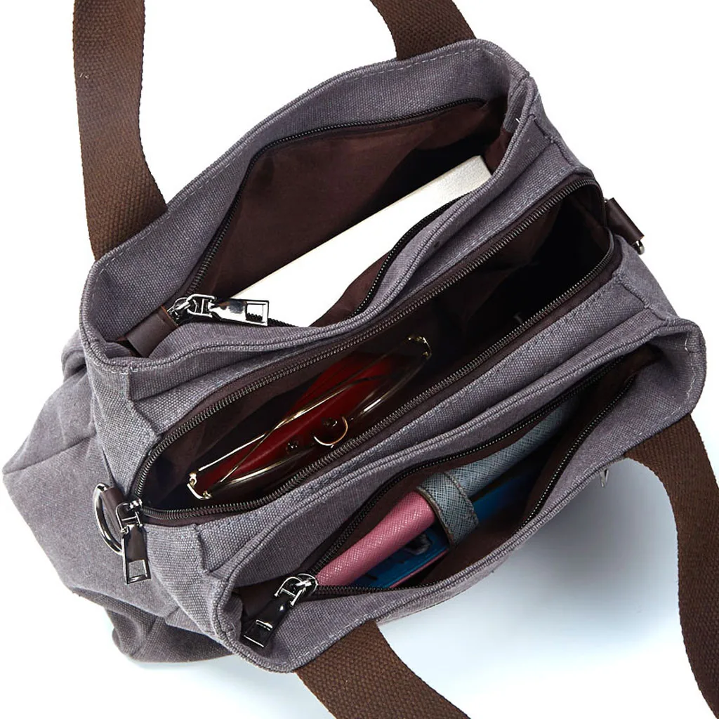 Ladies Casual Neutral Solid Color Travel Handbag Shoulder Messenger Bag Large Capacity Messenger Bag Student School Travel Bag
Ladies Casual Neutral Solid Color Travel Handbag Shoulder Messenger Bag Large Capacity Messenger Bag Student School Travel Bag
