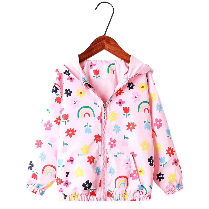 Spring Jacket for Girls Coats Hooded Unicorn Rainbow Pattern Baby Girls Clothes Outerwear Kids Windbreaker Autumn Girls Jackets
Spring Jacket for Girls Coats Hooded Unicorn Rainbow Pattern Baby Girls Clothes Outerwear Kids Windbreaker Autumn Girls Jackets
