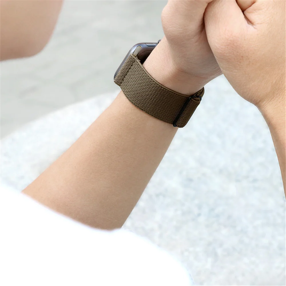 Replace Apple Watch Strap Iwatch Adjustable Elastic Nylon Braided Watch Strap Single Turn Suitable For Apple Watch Strap New
Replace Apple Watch Strap Iwatch Adjustable Elastic Nylon Braided Watch Strap Single Turn Suitable For Apple Watch Strap New
