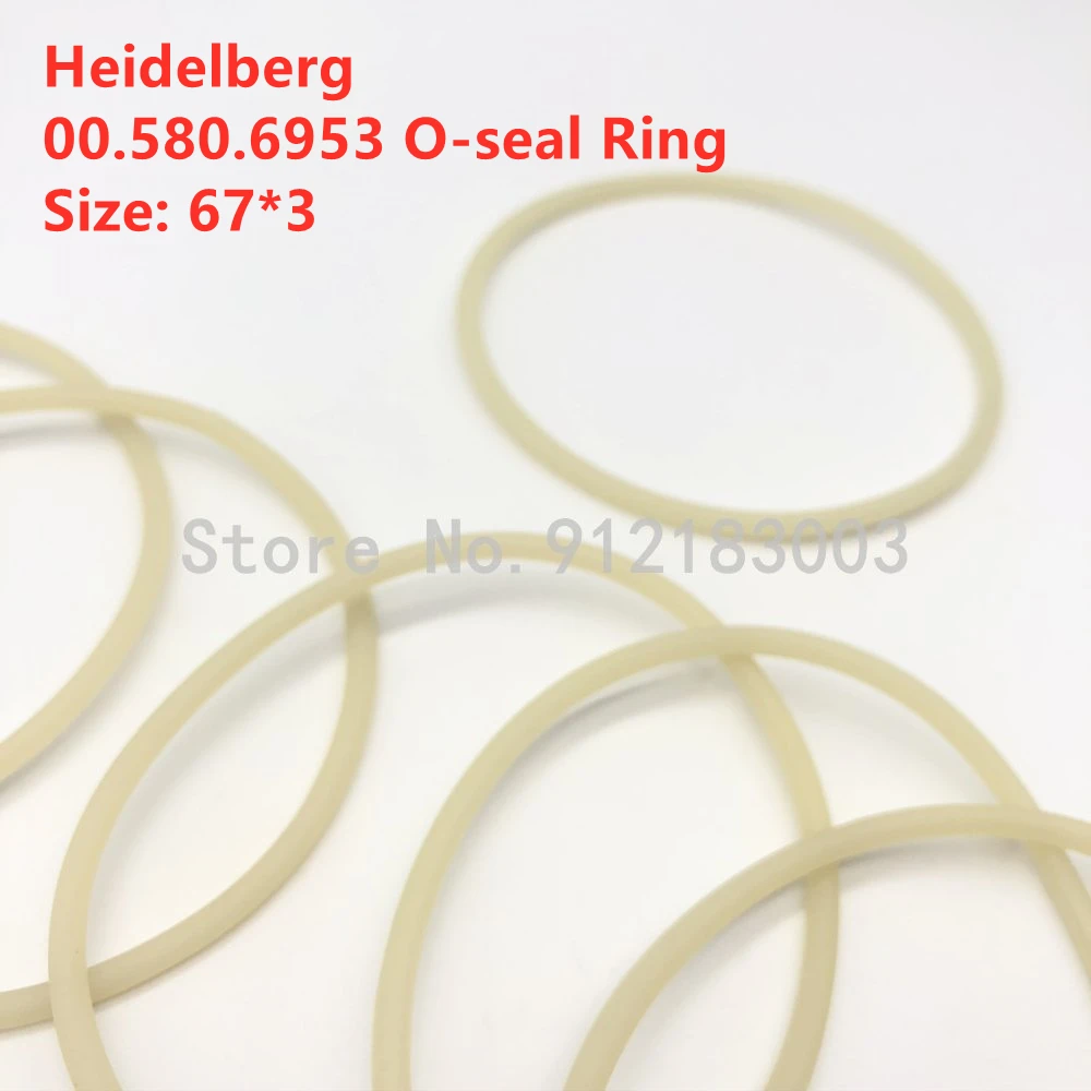 

Best Quality Heidelberg 00.580.6953 O-seal Ring Size: 67*3 Rubber Ring For Offset Machine Spare Parts