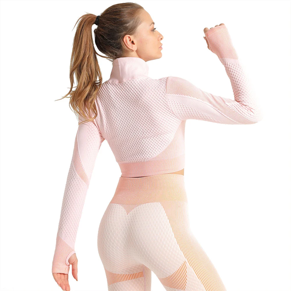 Yoga Set Gym Fitness Clothing Breathable Sportswear Women Athletics Outfits Ribbed Leggings Top Workout Suits Female Clothes
Yoga Set Gym Fitness Clothing Breathable Sportswear Women Athletics Outfits Ribbed Leggings Top Workout Suits Female Clothes