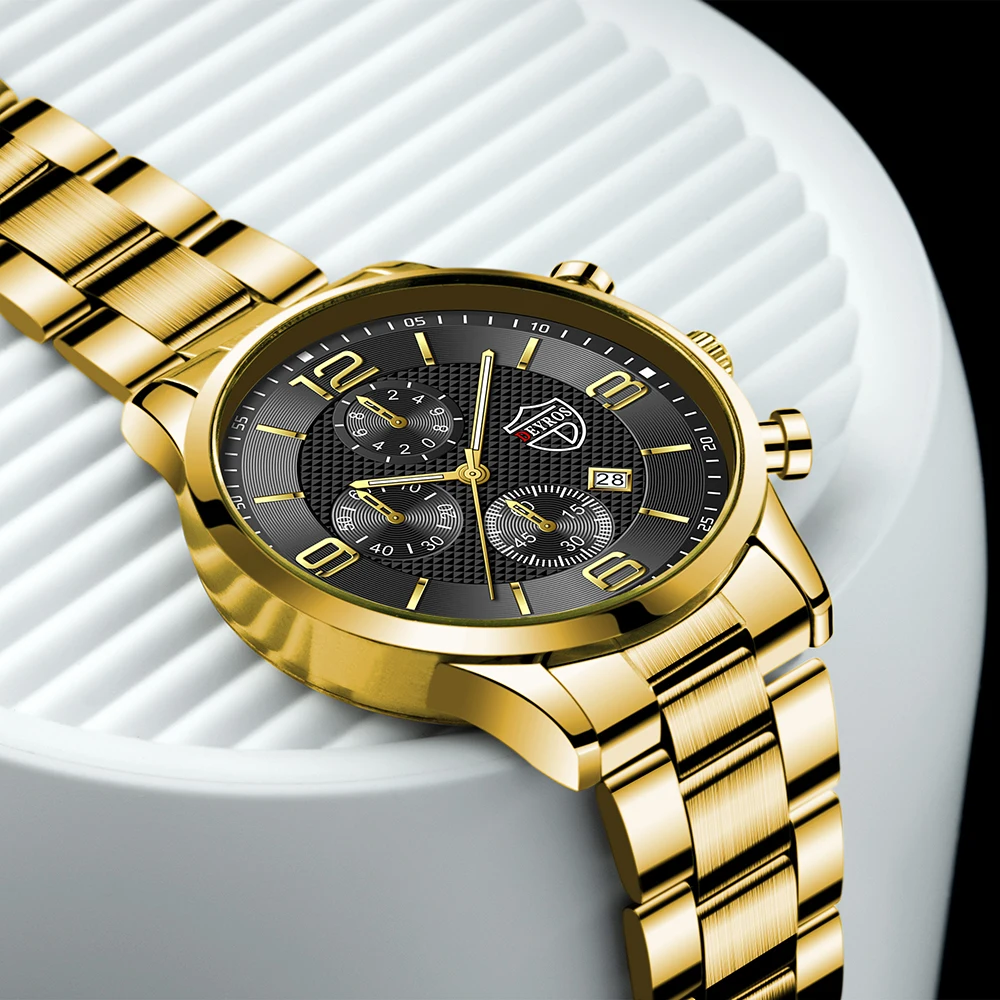 Hot Fashion Men Watch Sport Stainless Steel Quartz Wristwatch Luxury Male Clock Casual Watch Man Gold Reloj Hombre Dropshipping
Hot Fashion Men Watch Sport Stainless Steel Quartz Wristwatch Luxury Male Clock Casual Watch Man Gold Reloj Hombre Dropshipping