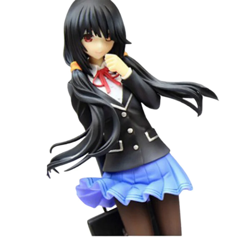 Date A Live Anime Tokisaki Kurumi Uniform Standing Action Figure GK 26CM PVC Statue Collectible Figma Gift Toys For Children
Date A Live Anime Tokisaki Kurumi Uniform Standing Action Figure GK 26CM PVC Statue Collectible Figma Gift Toys For Children
