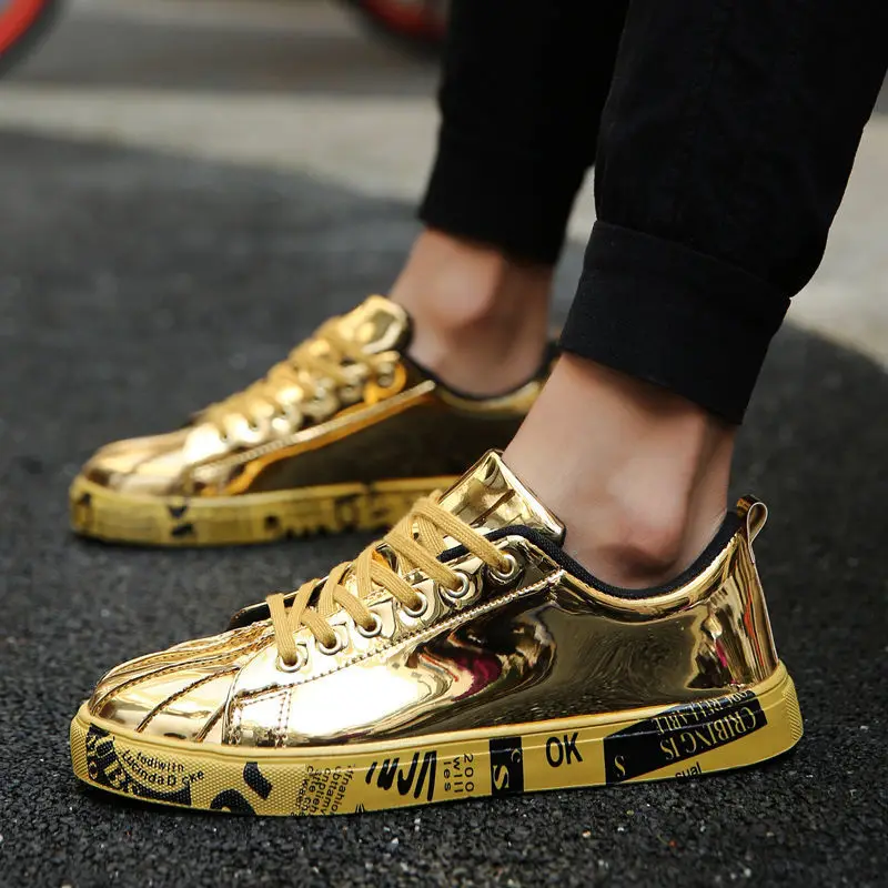2021 spring and summer new trend antiskid breathable men's board shoes bright face shoes Korean fashion large size couple shoes
2021 spring and summer new trend antiskid breathable men's board shoes bright face shoes Korean fashion large size couple shoes