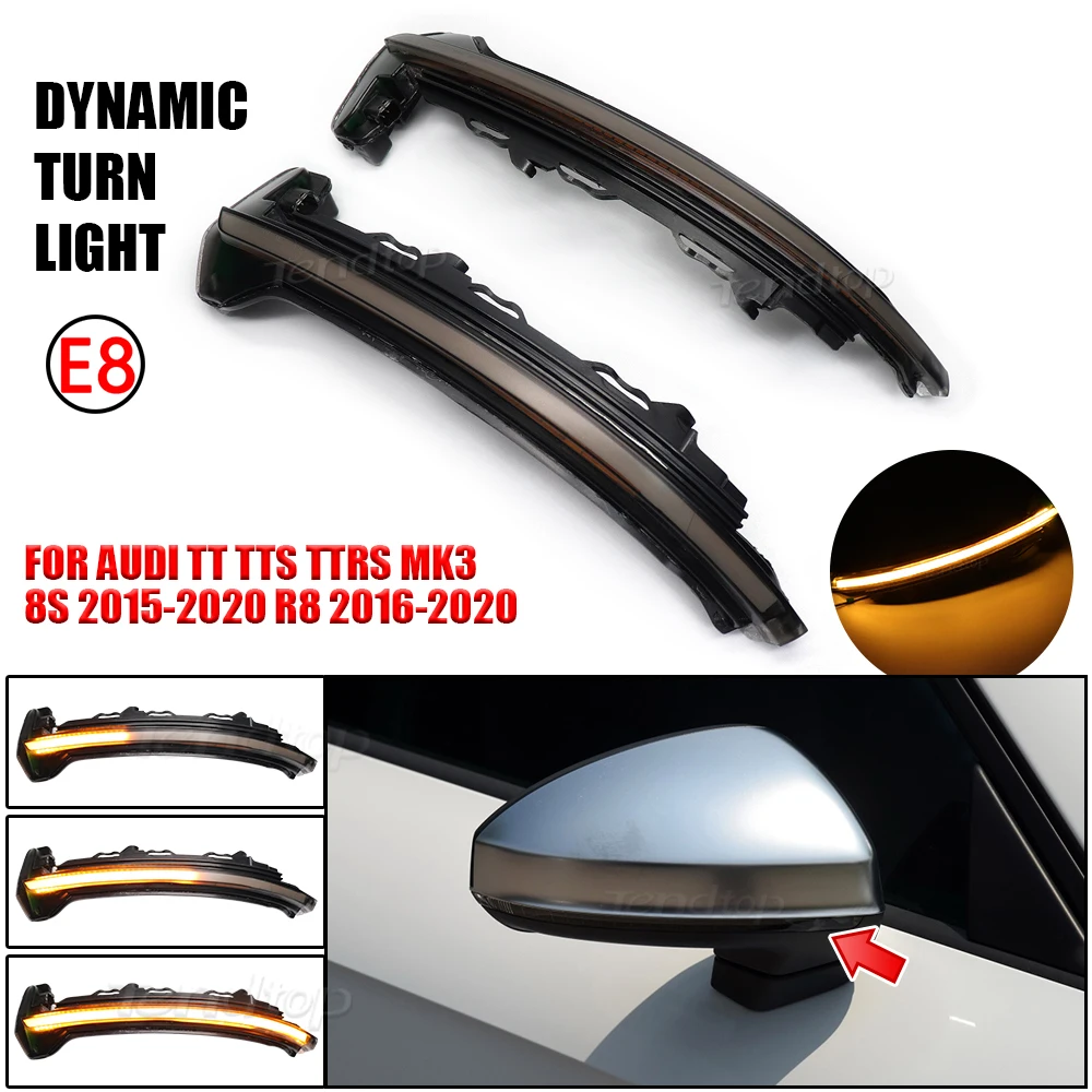 Dynamic LED Turn Signals Light For Audi TT TTS TTRS MK3 8S R8 2015-2020 Blinker Watert Flowing Rearview Mirror Indicator
Dynamic LED Turn Signals Light For Audi TT TTS TTRS MK3 8S R8 2015-2020 Blinker Watert Flowing Rearview Mirror Indicator