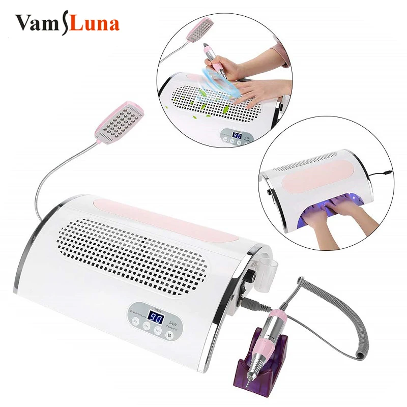 4 IN 1 Multi-functional Electric Nail Drill Machine, 54W UV LED Nail Dryer Lamp Nail Gel Polish Art Tools
4 IN 1 Multi-functional Electric Nail Drill Machine, 54W UV LED Nail Dryer Lamp Nail Gel Polish Art Tools