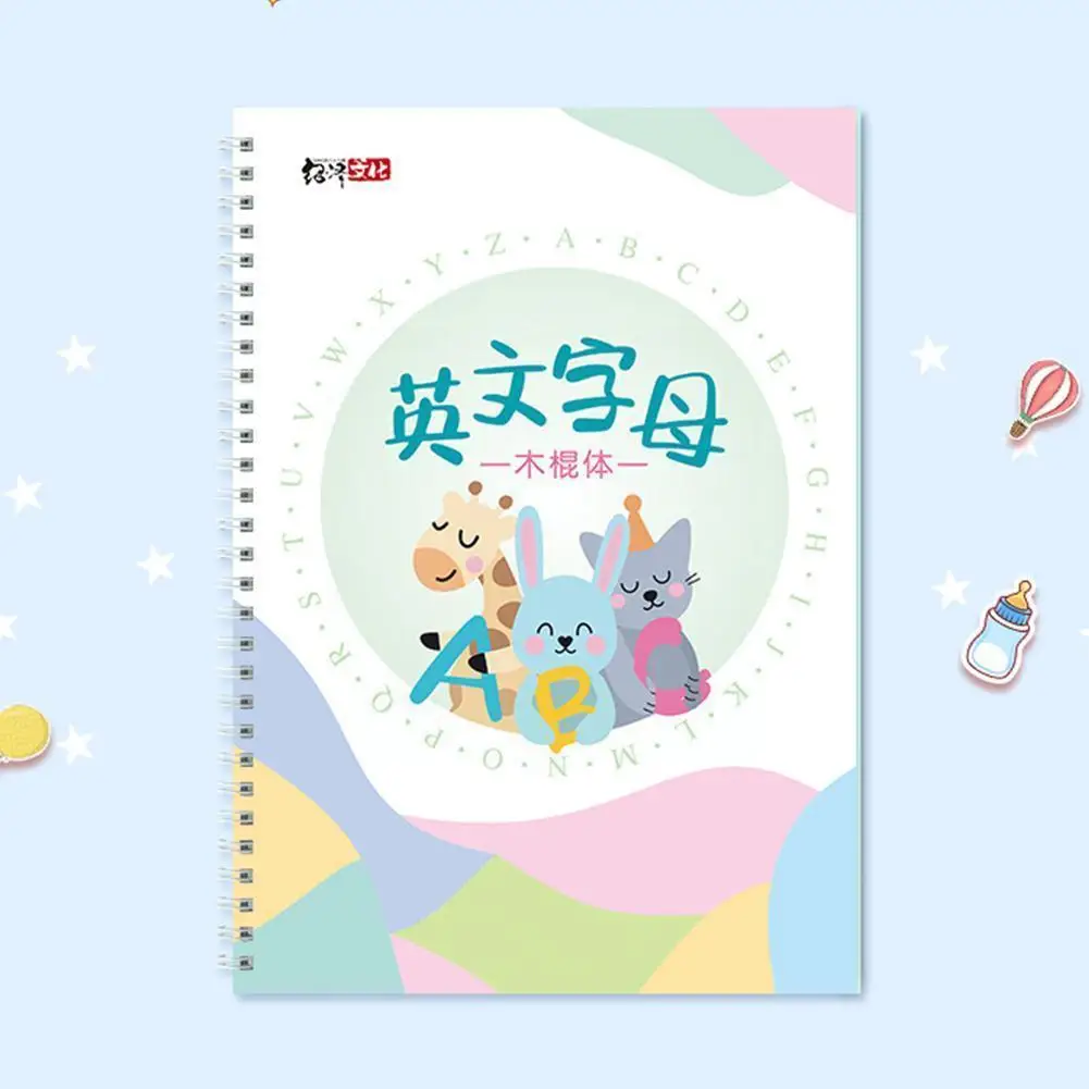 Тетрадь для каллиграфии с желобком для детей, детская книга для обучения искусству, английская практика C0l6
Тетрадь для каллиграфии с желобком для детей, детская книга для обучения искусству, английская практика C0l6