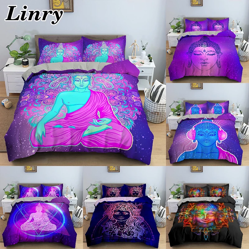 Home Textile Colorful Meditation Duvet Cover Sets Comforter Covers Soft Fabric King Size Yoga Buddha Bedding Set With Pillowcase
Home Textile Colorful Meditation Duvet Cover Sets Comforter Covers Soft Fabric King Size Yoga Buddha Bedding Set With Pillowcase