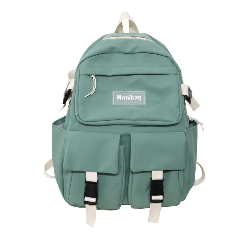 College style double outer pocket design versatile boys and girls student schoolbag casual solid color backpack
College style double outer pocket design versatile boys and girls student schoolbag casual solid color backpack